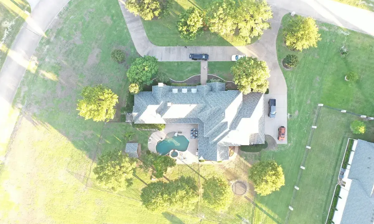 New shingle roof installation on a home in Southlake